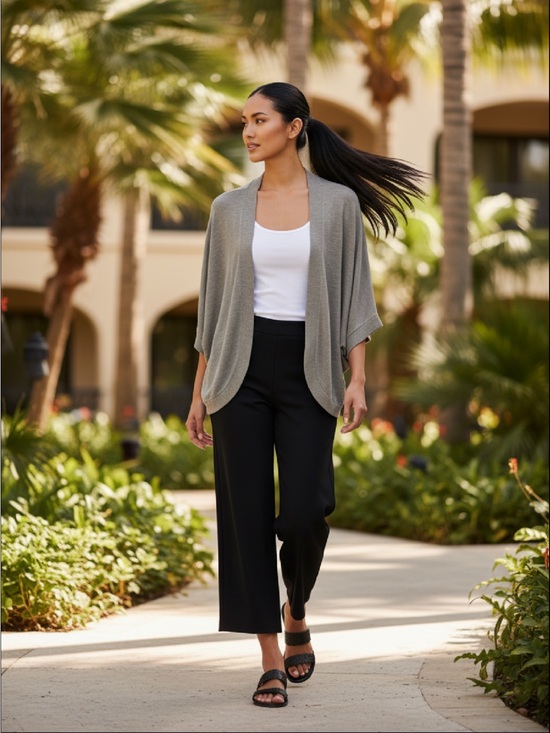 RW&CO. Sweaters - RW&CO Linen Blend Cocoon Cardigan